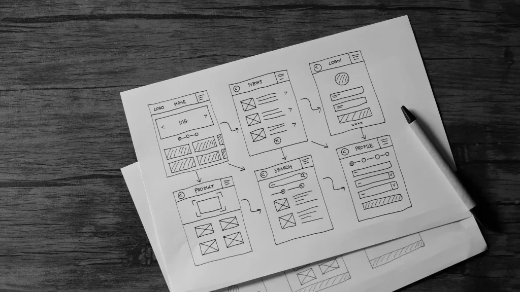 Website Design Wirefram
