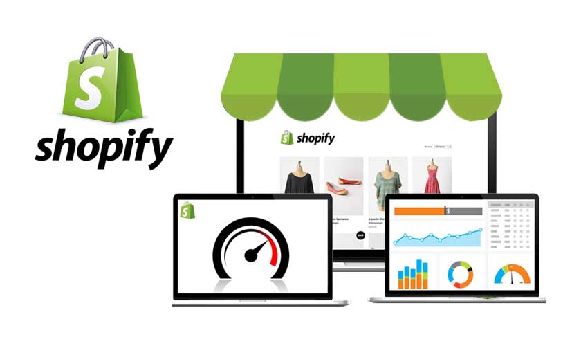 Ecommerce Website created with Shopify