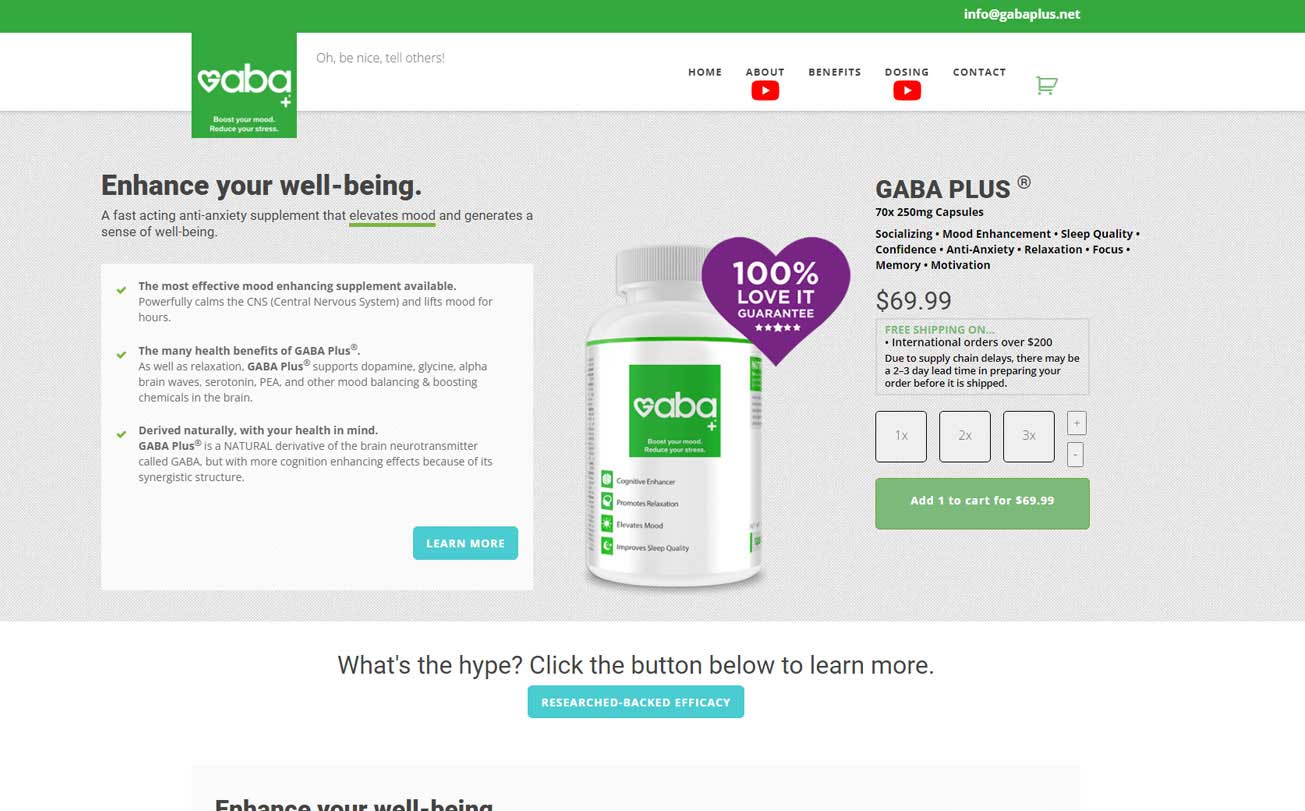 gaba home page