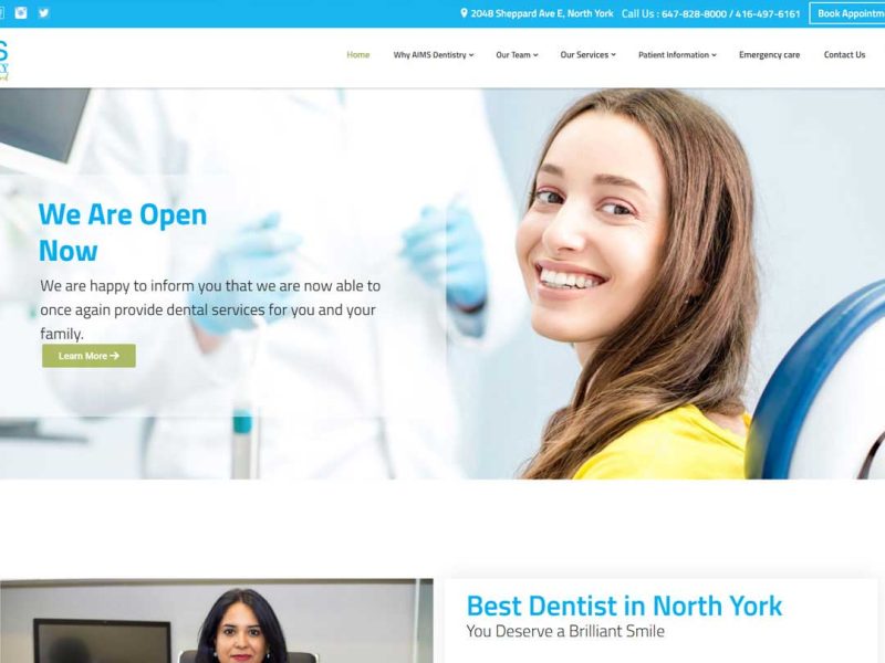 aims dentistry home page