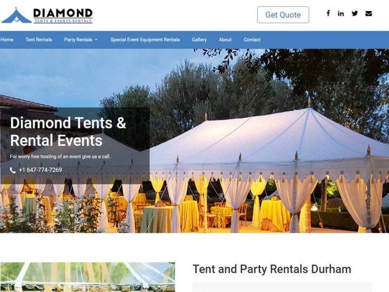 diamond tents and event rentals