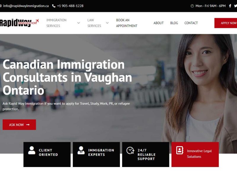 rapid way immigration home page